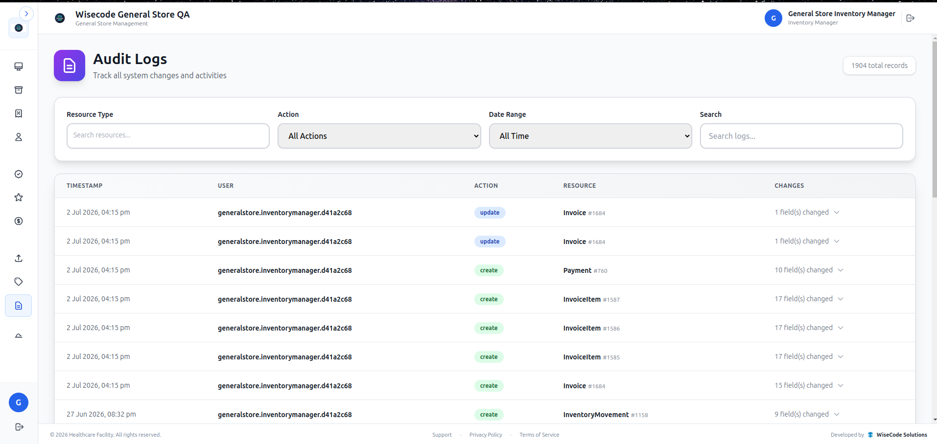 Audit Logs